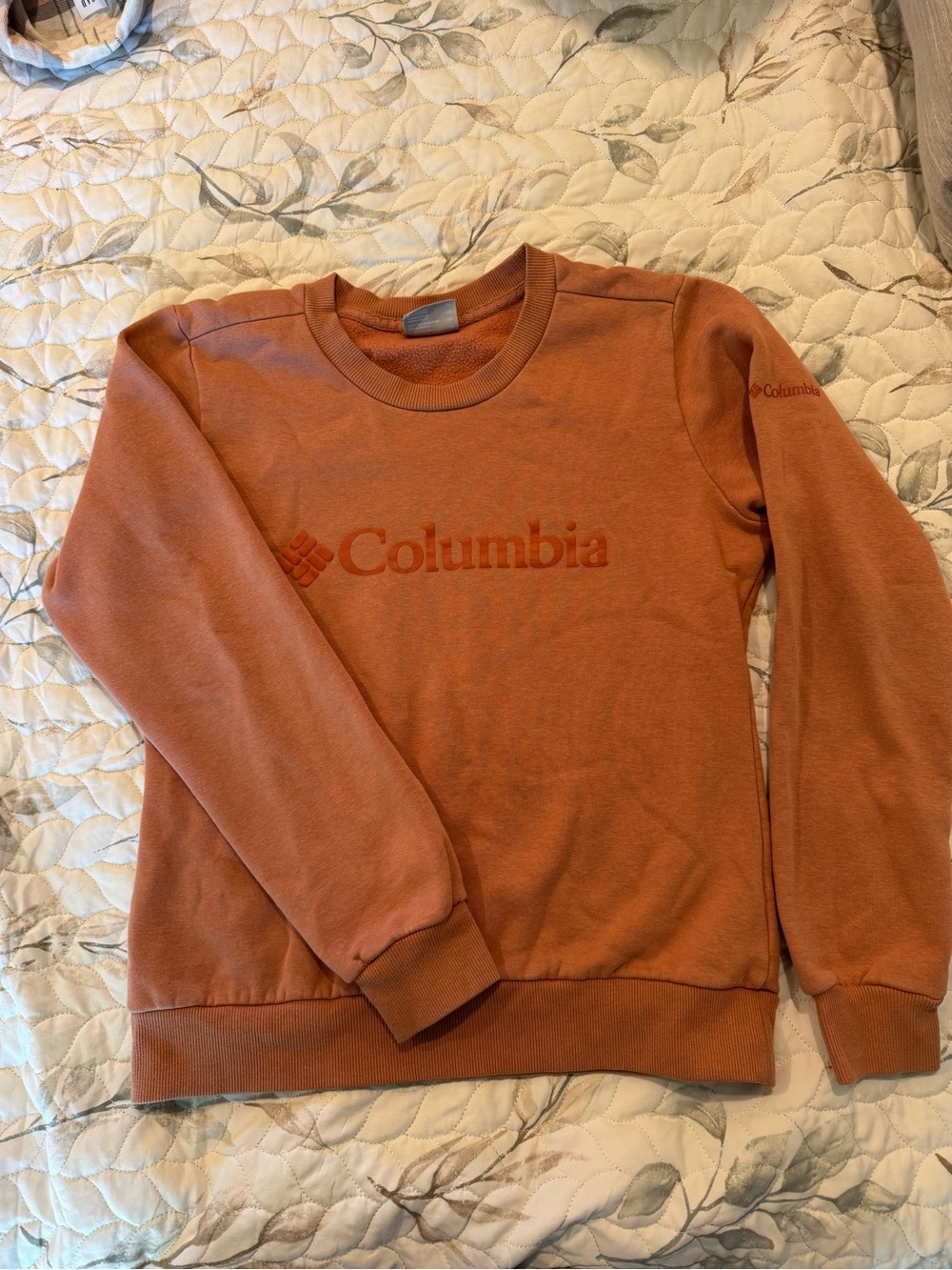 Columbia Women's Crewneck Sweatshirt in Burnt Orange